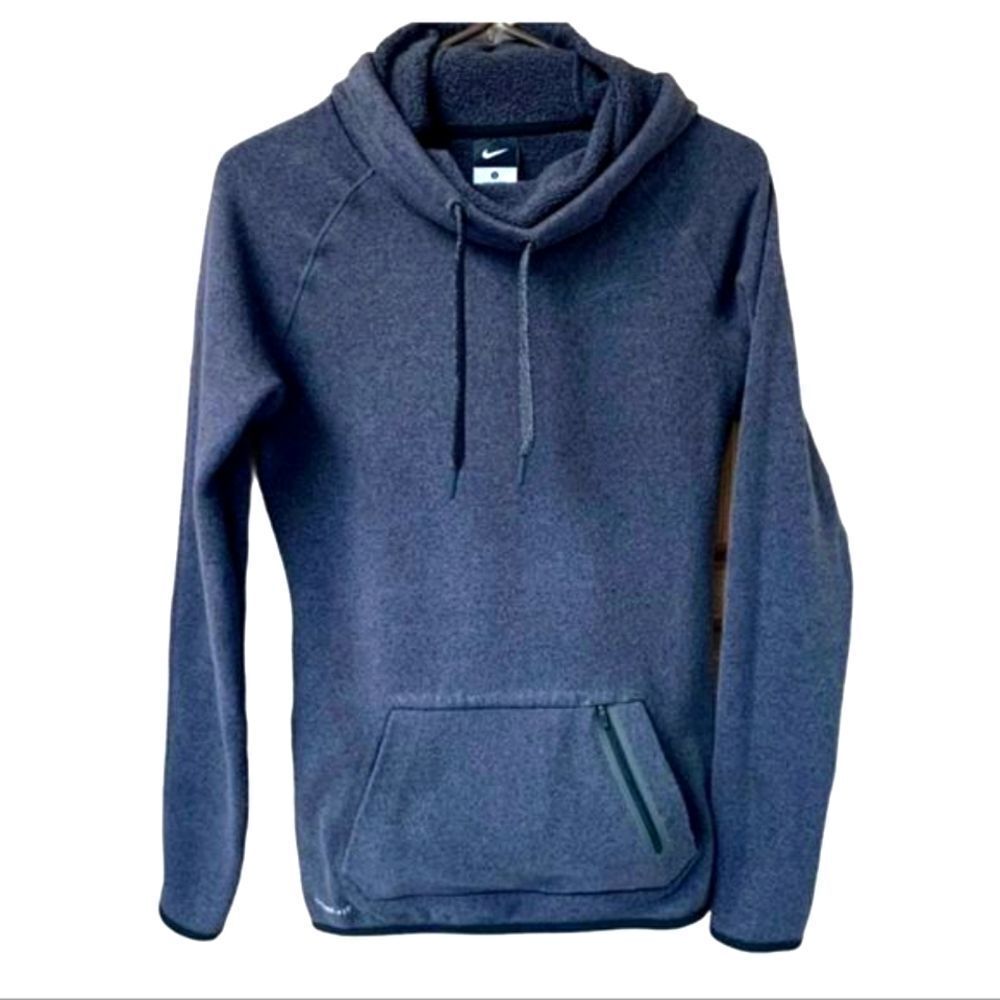 New without tags. NIKE Women's Charcoal Hooded Pullover Sweatshirt S/M